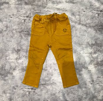 Pantalon jaune moutarde