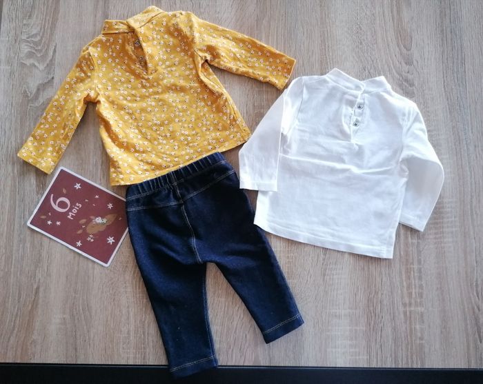 Lot jeans +2 hauts - photo numéro 3