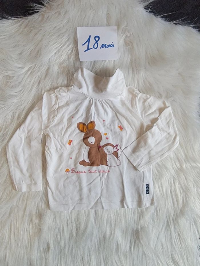 Pull col roulé 18 mois