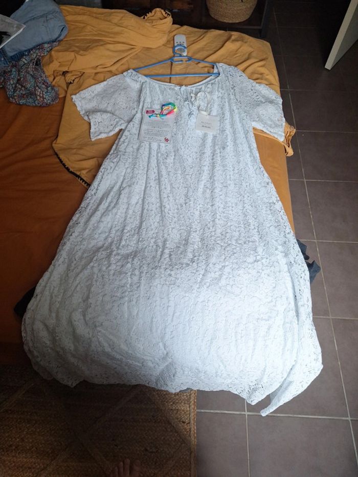 Robe longue blanche Doublée TU - photo numéro 8