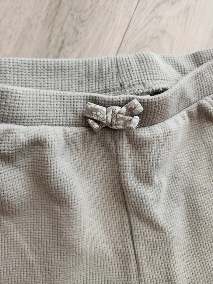 Short kaki coton gaufré 98cm - photo numéro 6