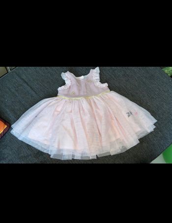 Robe en tulle rose
