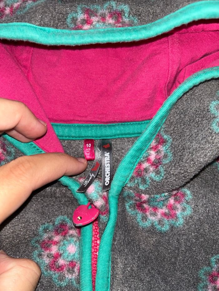 Gilet à zip polaire - 10 ans - Orchestra - photo numéro 4