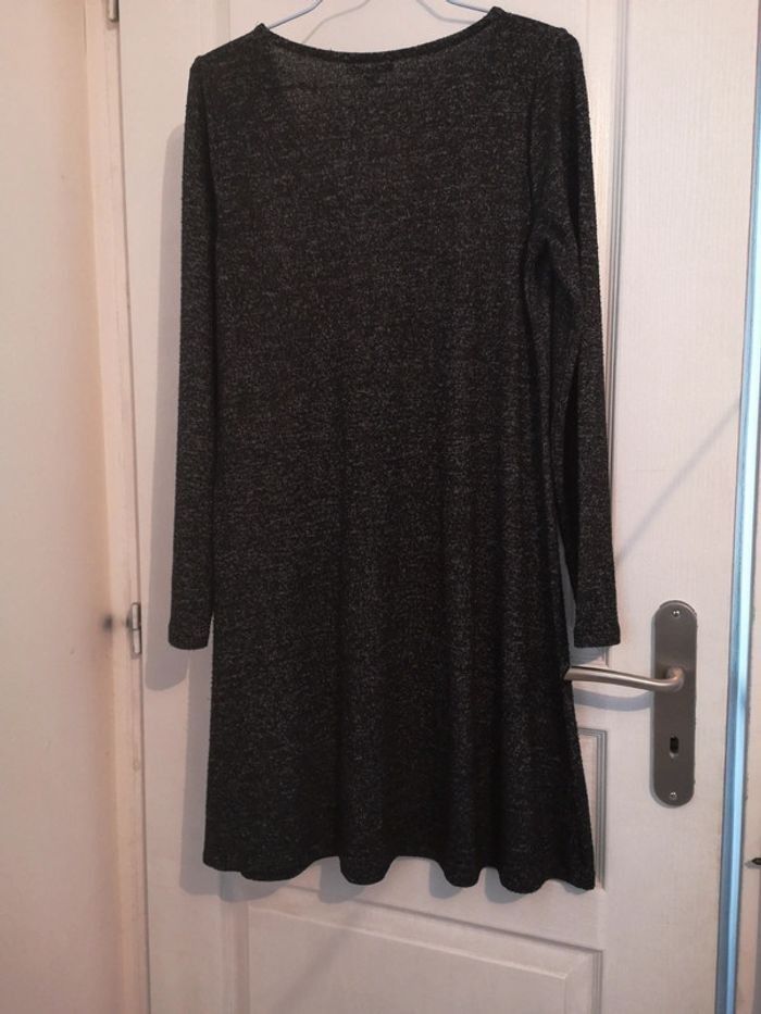 Robe taille M gris chiné foncé - photo numéro 2