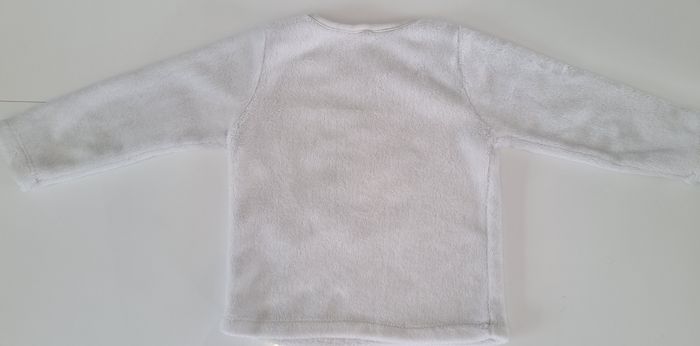 Pyjama velours Noël fille avec bonnet 36 mois TBE - photo numéro 4