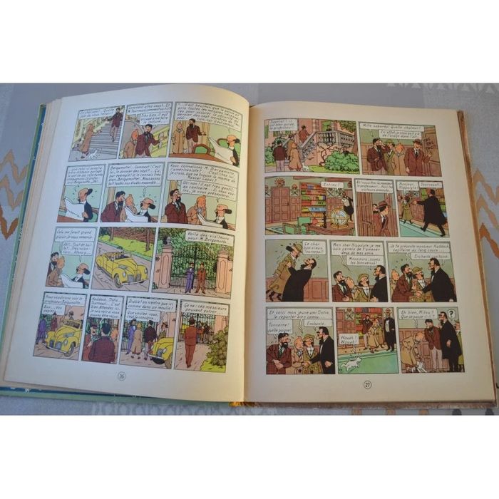 Tintin les sept boules de cristal B12 de 1955 - photo numéro 8