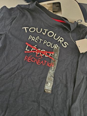 Maillot longue manches garçon