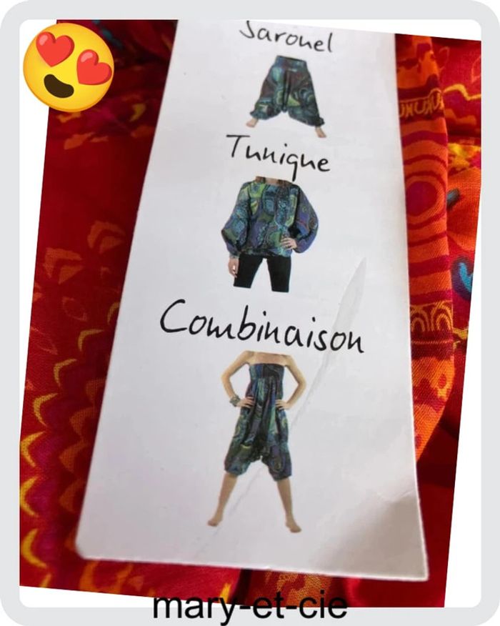 SOLDÉ - Kéawa 3 en 1 sarouel tunique combinaison - me contacter pour commander en lot - photo numéro 7