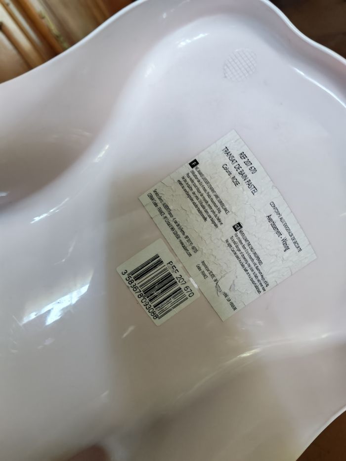 Siège rose baignoire bébé Formula baby - photo numéro 2