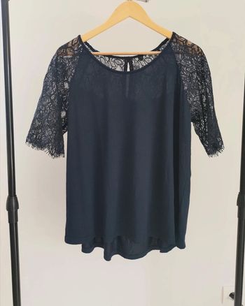 Ma Boutique Plus t-shirt marine T4