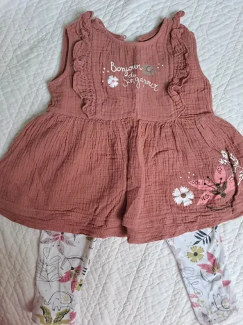 Ensemble Petit Béguin- 24 mois - Printemps/été