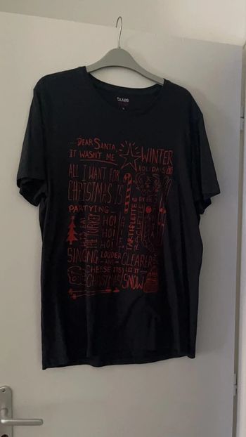 T shirt Jules bleu et orange