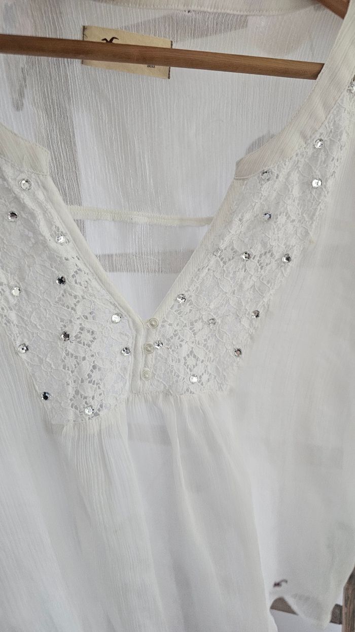 Blouse Hollister taille 38 M - photo numéro 6