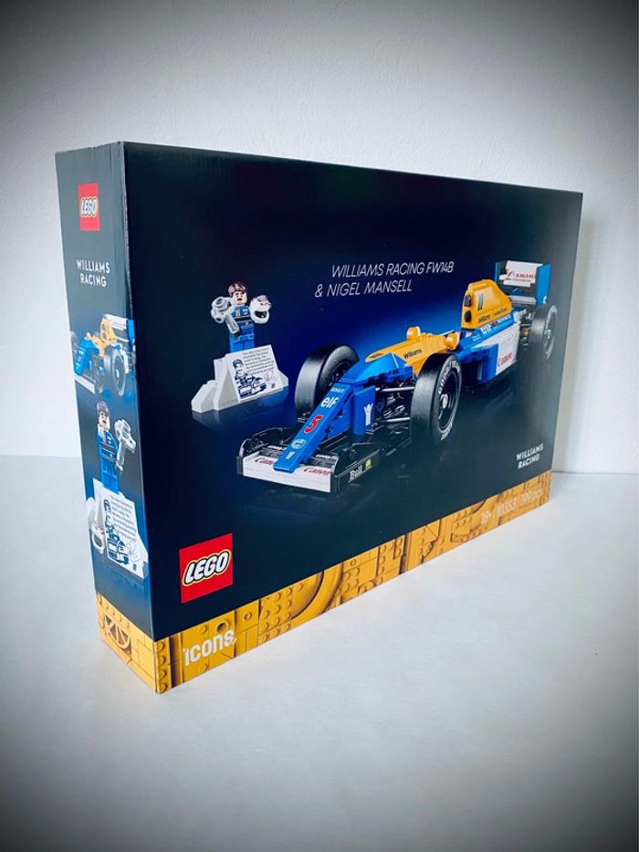 LEGO Icons 10353 - Williams Racing FW14B Et Nigel Mansell - Neuf et Scellé - photo numéro 9