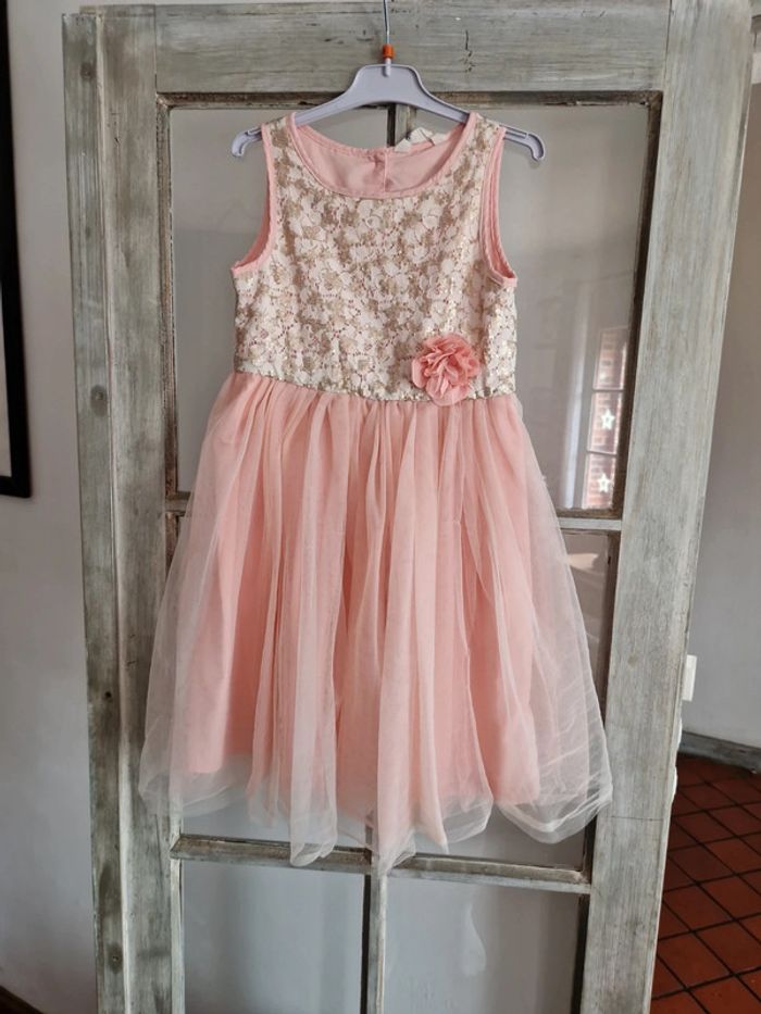Robe mariage baptême événement fille 9-10ans