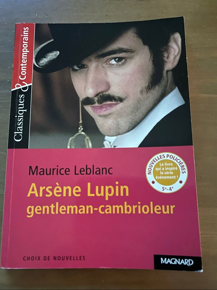 Livre Arsène Lupin Gentleman cambrioleur Maurice  Leblanc Magnard