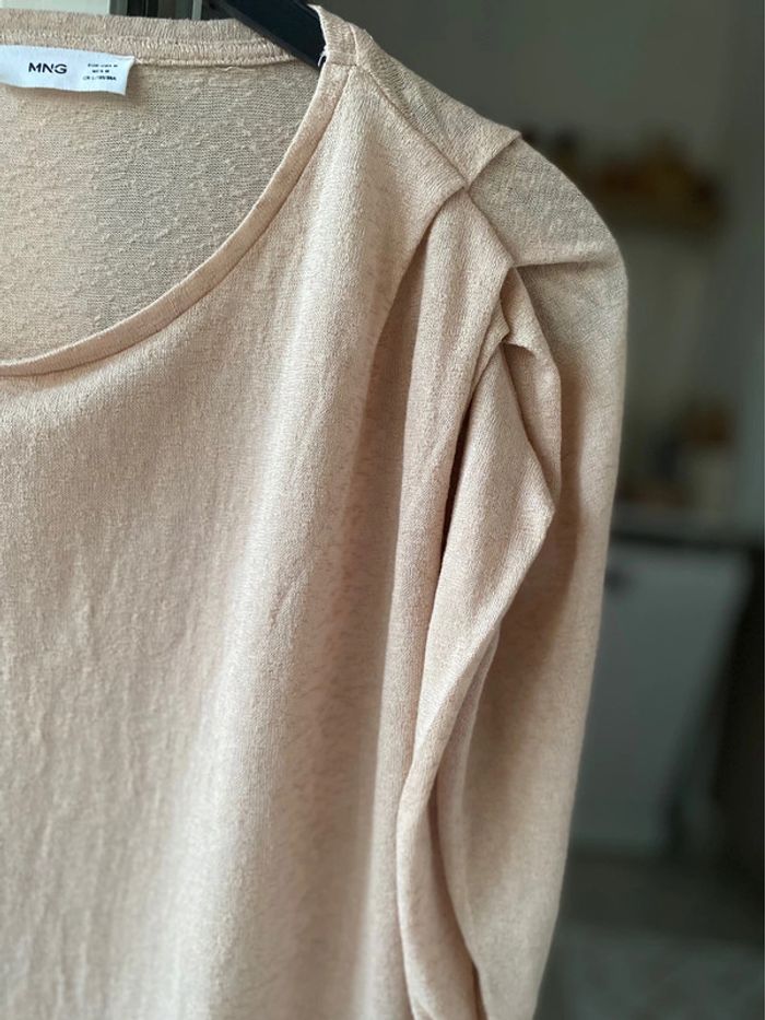 Haut top beige Mango 38 - photo numéro 8