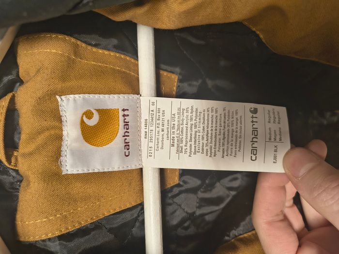 CAR47 Veste Carhartt Active Jacket - photo numéro 2