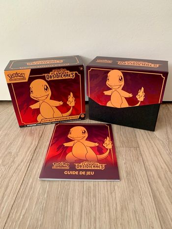 ETB - Coffret Dresseur d’Élite Flammes Obsidiennes (vide)