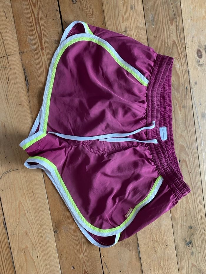 Short de sport framboise jaune fluo S Coast Calzedonia