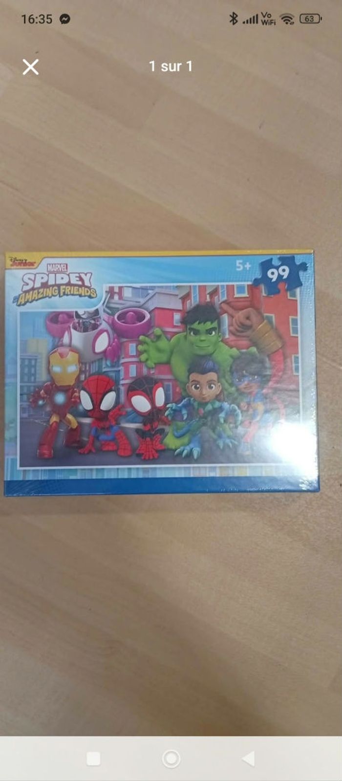 Puzzle spidey et ses amis