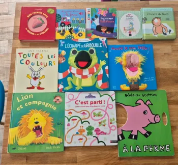 Lot de 11 livres cartonnés pour bébé