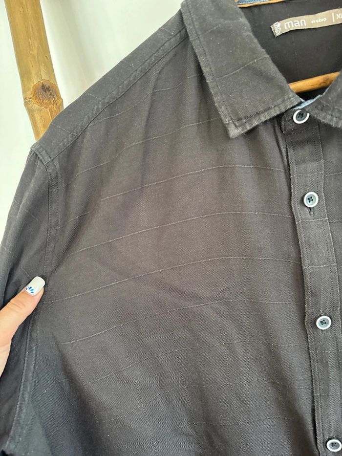 Chemise gris foncée noire gemo taille XL - photo numéro 3