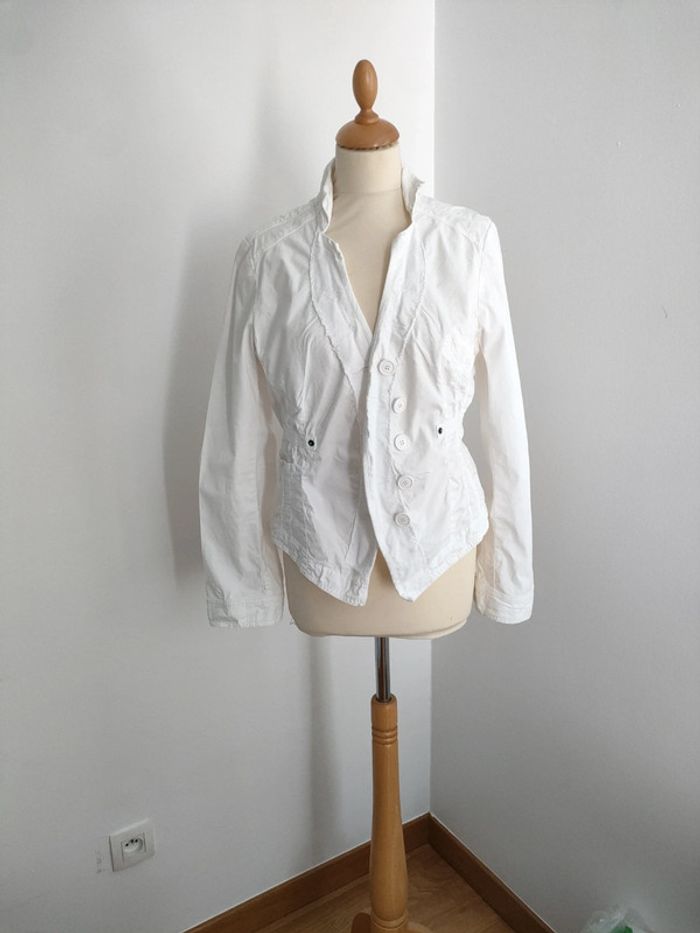 veste blanche cintrée 40/42 Paul David Benson - photo numéro 2