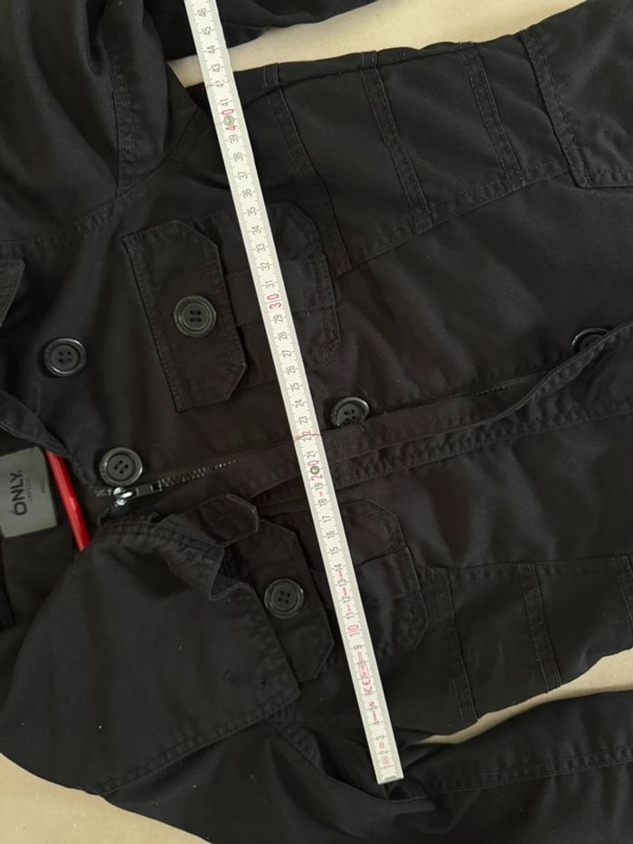 Veste only noir à grand col - photo numéro 5