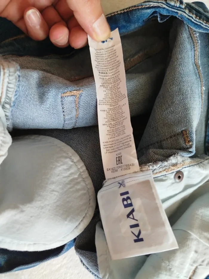 Short en jean fille Kiabi taille S / 16 ans - photo numéro 4