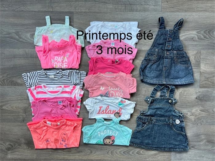 Lot printemps été taille 3 mois (14 articles) Disney Obaïbi Grain de blé Tex H&M Vertbaudet gemo