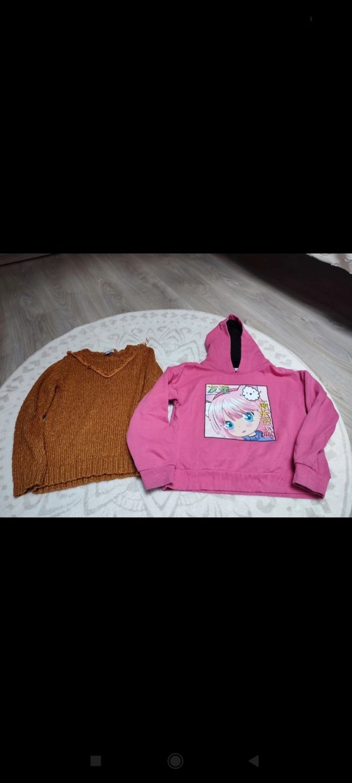 Lot de pull en 10 ans fille - photo numéro 2