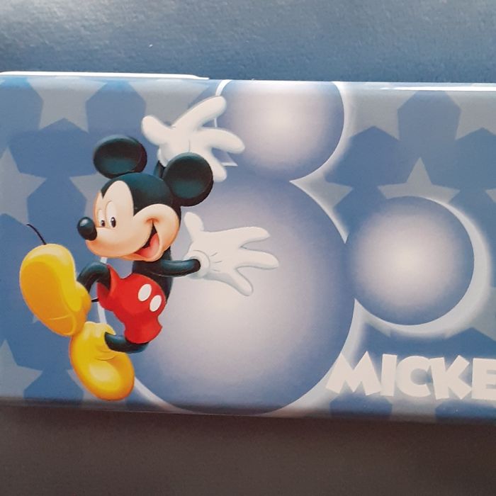 Mickey: Boîte à crayons/Trousse en métal *neuf - photo numéro 3