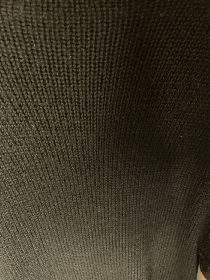Gilet Sandro, noir, 50 % laine, très bon état - photo numéro 6