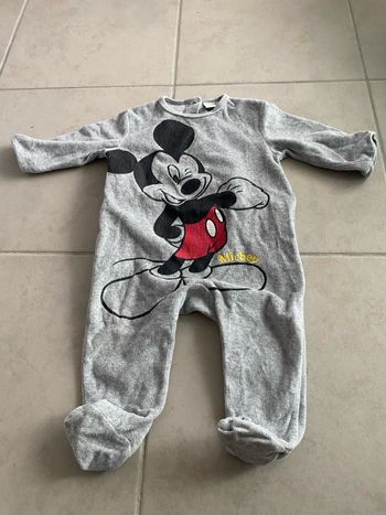 Pyjama Mickey unisexe garçon ou fille 9 mois