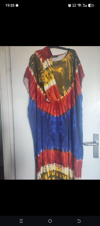 Robe de maison avec foulard T48