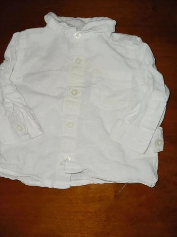 Chemise blanche 3 mois gémo