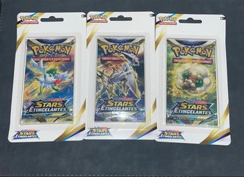 Lot 3 booster blister Pokémon stars étincelantes 