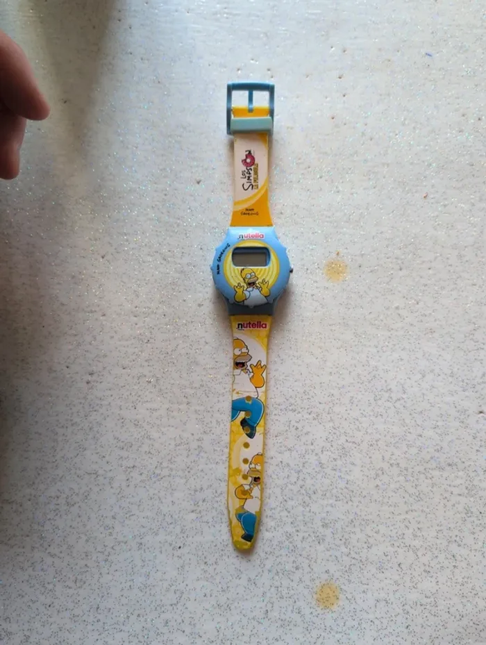 Montre Simpsons nutella