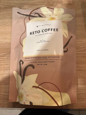 Keto coffee it works vanille 