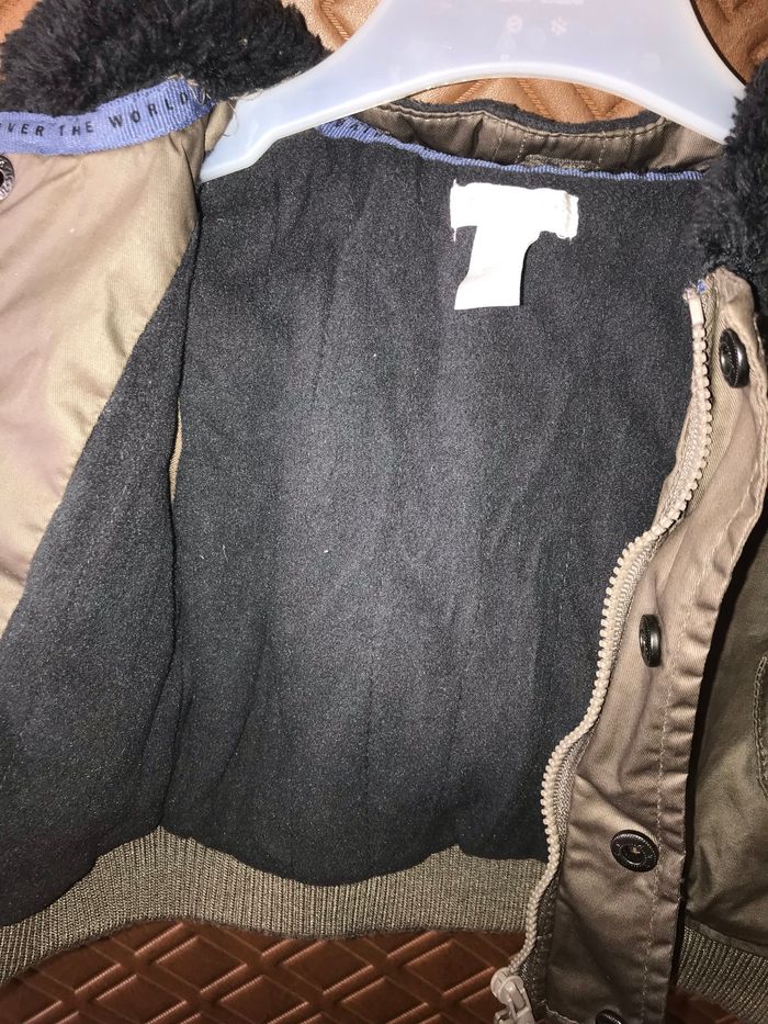 Blouson chaud avec capuche amovible Obaibi 3 mois - photo numéro 2