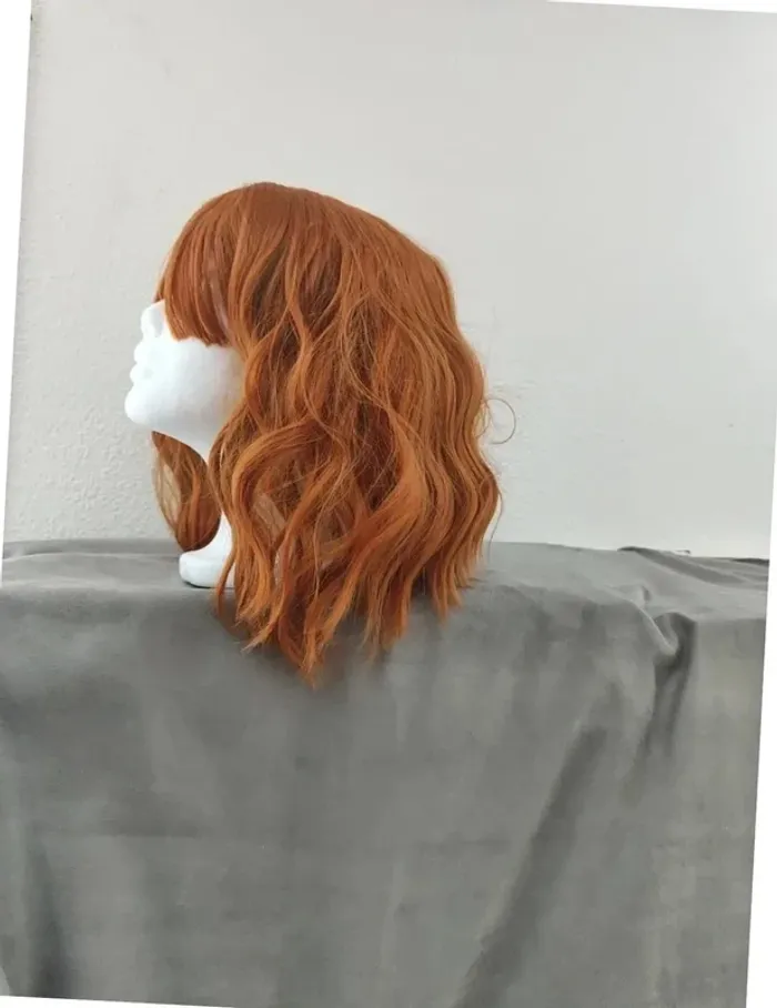 Perruque Naturelle Rousse Glamour Tendance - photo numéro 8