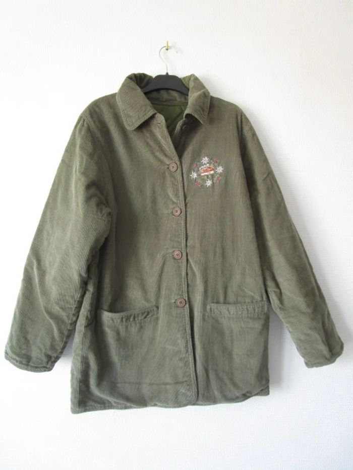 Manteau kaki vintage 42 TBE - photo numéro 7