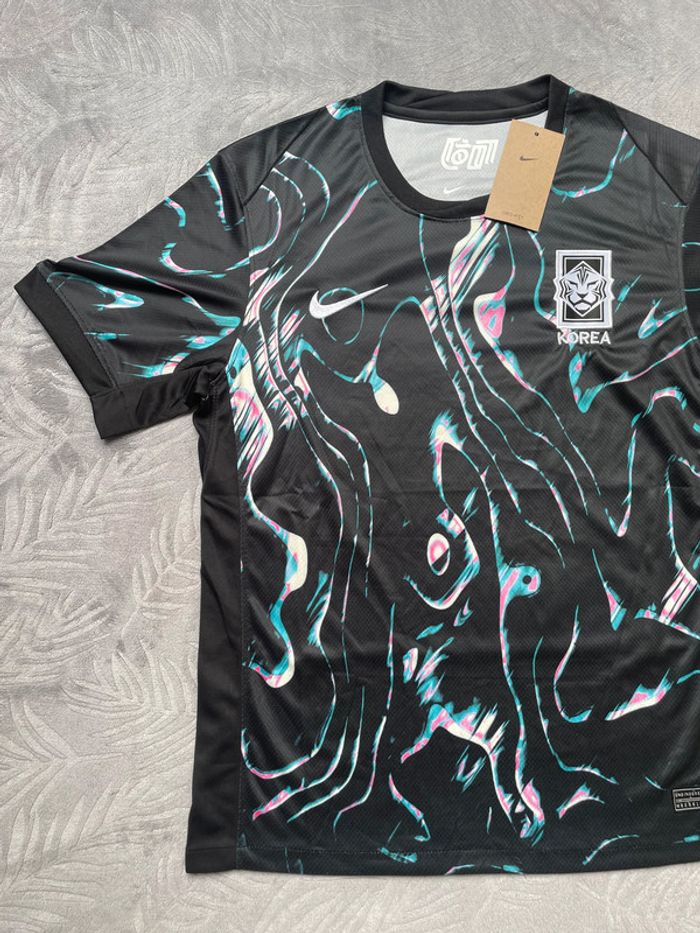 Maillot concept foot Corée noir taille S - photo numéro 2