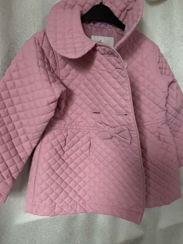 Manteau Veste imperméable matelassé rose 4 ans Weatherproof - photo numéro 4