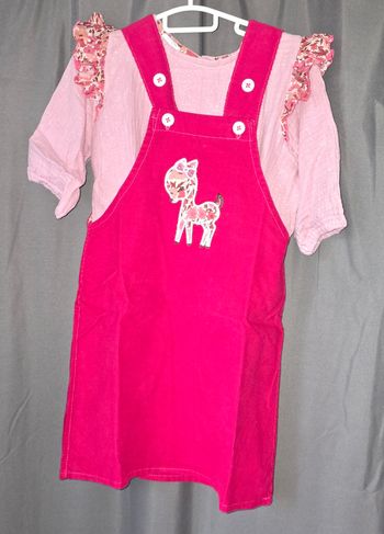 Ensemble en liberty de chez Retrochic boutique, 5 ans