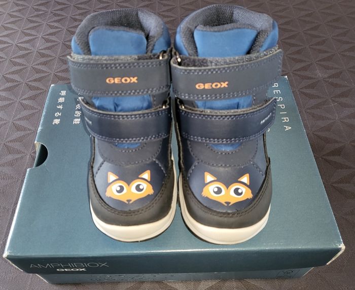 Bottes neige pluie 23 Geox fox bleues