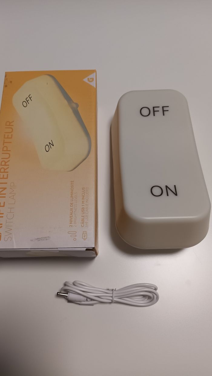 Lampe switch veilleuse enfant Interrupteur ON/OFF Neuve - photo numéro 4