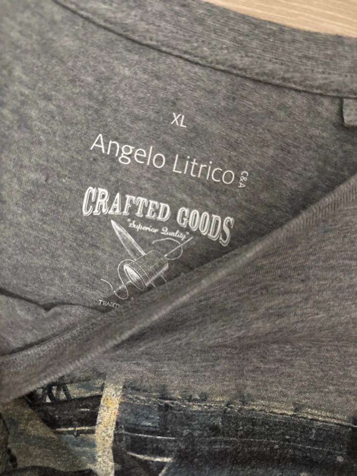 Teeshirt gris à motifs - photo numéro 2