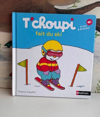 Livre tchoupi fait du ski